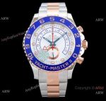 JF Factory Copy Rolex Yachtmaster II Rose Gold 44MM Watch - Swiss YMII